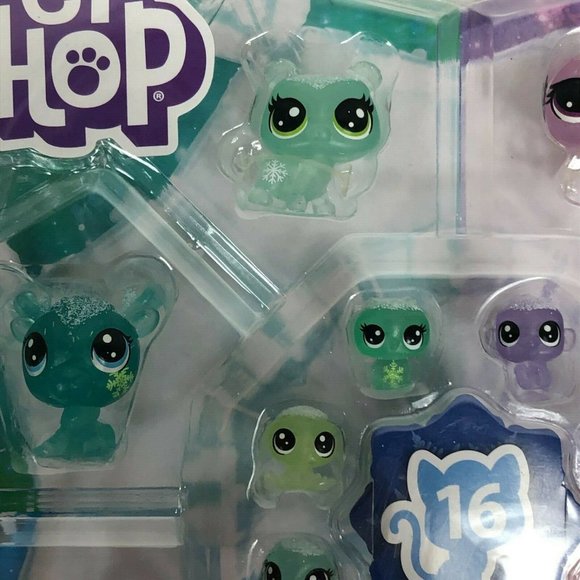 Littlest Pet Shop Frosted Wonderland Figure 16 Pack Pets Collection Toy Mini - Picture 6 of 11